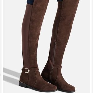 Over the Knees Boots- Size 8 Brand New Brown